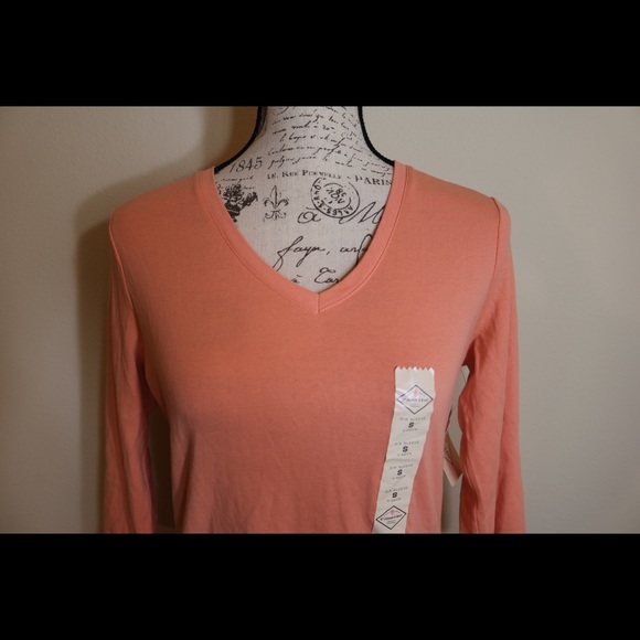 New with tags St. John’s Bay v neck long sleeve - Picture 3 of 7